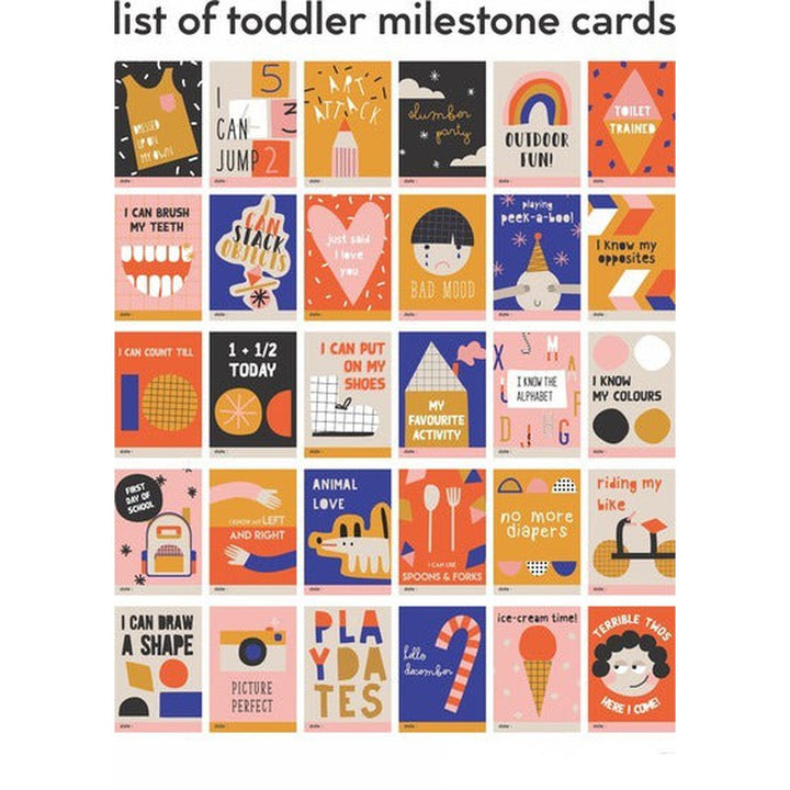 Milestone Cards for First Birthday Gift  - Toddlers