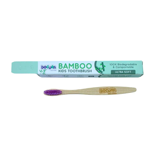 Docura Bamboo Kids Toothbrush