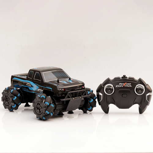 Tornado 360 Degree Turning Remote Control Car with USB Cable & 3D Light | 1:15 Scale Model (6-10 Years)