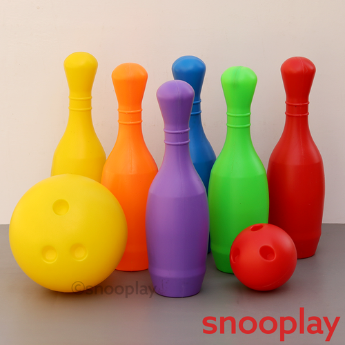 Applefun 'n' learn 8 Pieces Tournament Bowling Set with XXL Size Ball (3-8 Years)