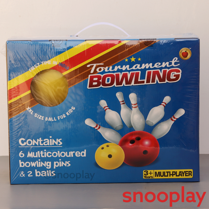 Applefun 'n' learn 8 Pieces Tournament Bowling Set with XXL Size Ball (3-8 Years)