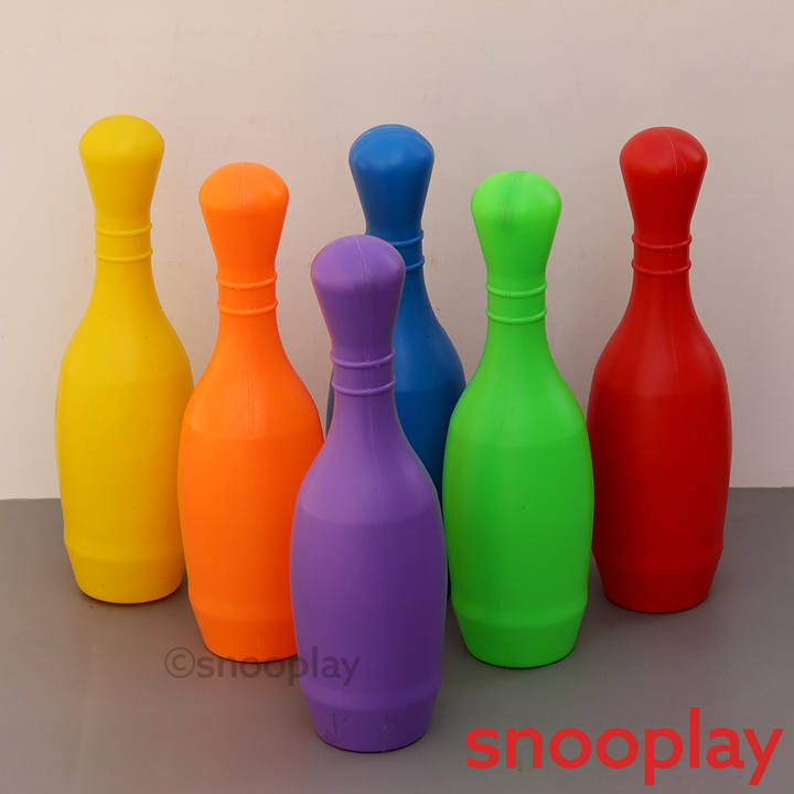 Applefun 'n' learn 8 Pieces Tournament Bowling Set with XXL Size Ball (3-8 Years)