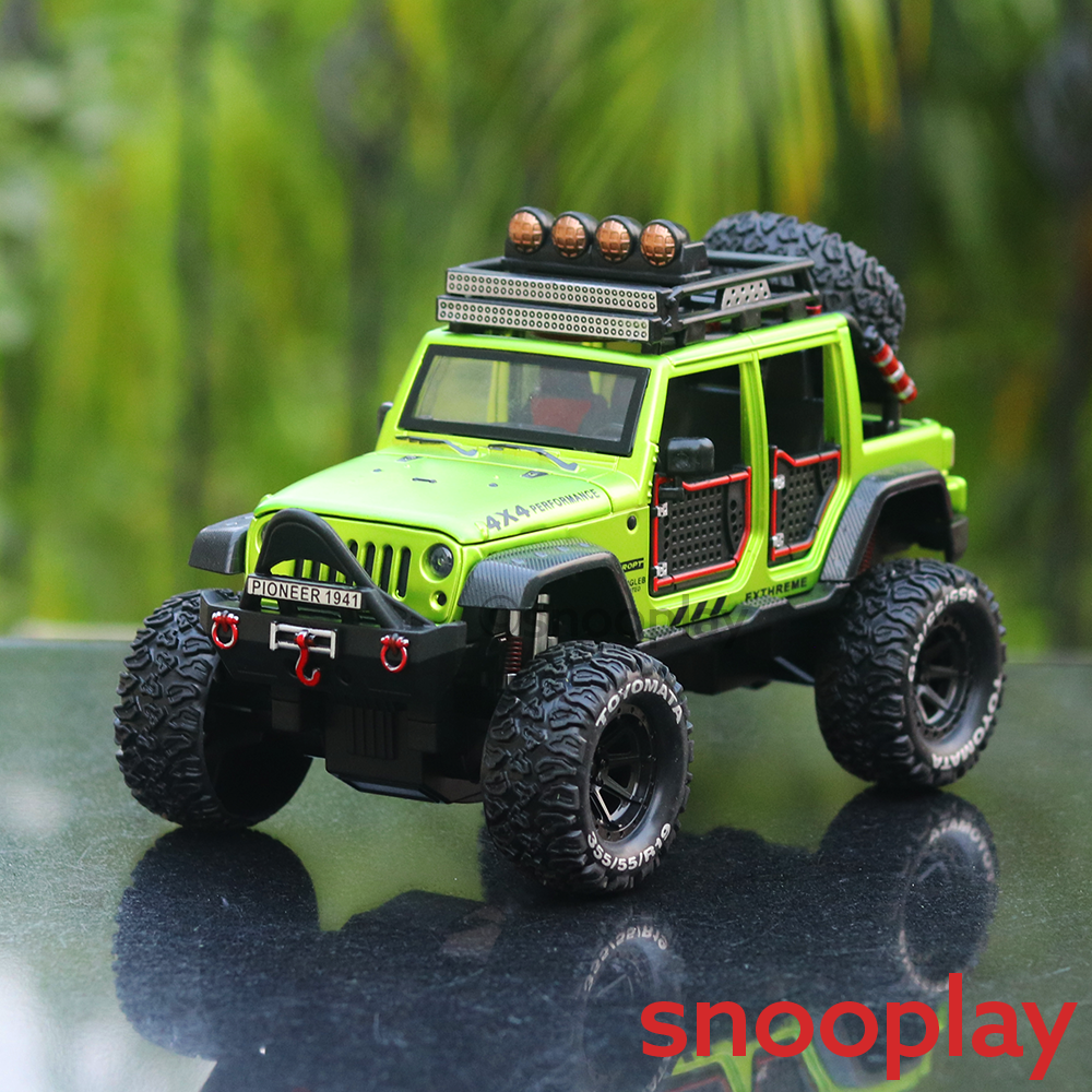 Toyomata Rubicon Double Pullback Diecast Jeep | 1:24 Scale | Assorted Colors (3 Years till Grown Ups)