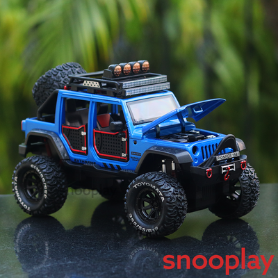 Double Pull Back Diecast Toyomata  Rubicon Jeep (1:24 Scale) - Assorted Colours