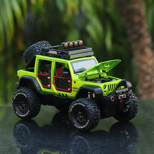 Toyomata Rubicon Double Pullback Diecast Jeep | 1:24 Scale | Assorted Colors (3 Years till Grown Ups)