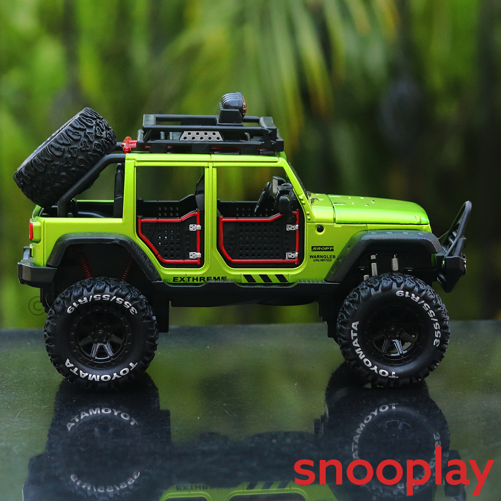 Double Pull Back Diecast Toyomata  Rubicon Jeep (1:24 Scale) - Assorted Colours