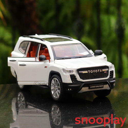 Big Fun Toys Resembling Land Cruiser Diecast Car with Openable Parts, Light & Sound | 1:24 Scale | Assorted Colors (3 Years till Grown Ups)