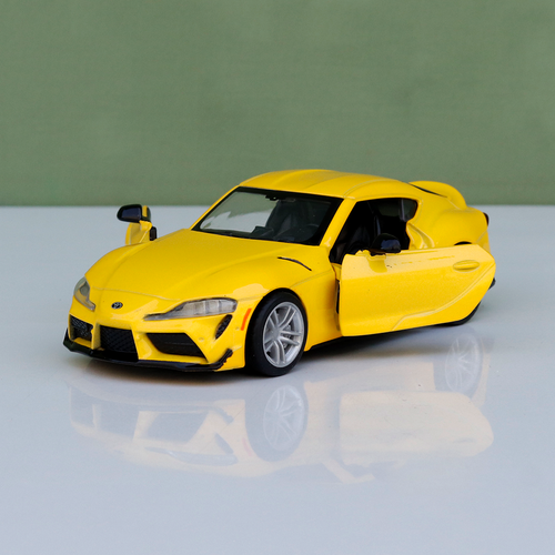 Metal Speed Zone Original Toyota GR Supra Licensed Diecast Car with Openable Doors | 1:31 Scale (14 Years till Grown Ups) | Assorted Colors
