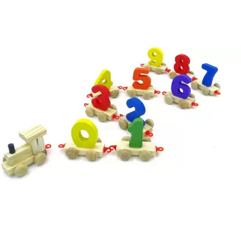 Wooden Number Train Set