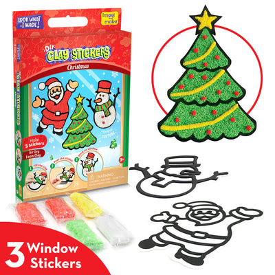 Clay Stickers - Christmas (DIY Craft Kit)