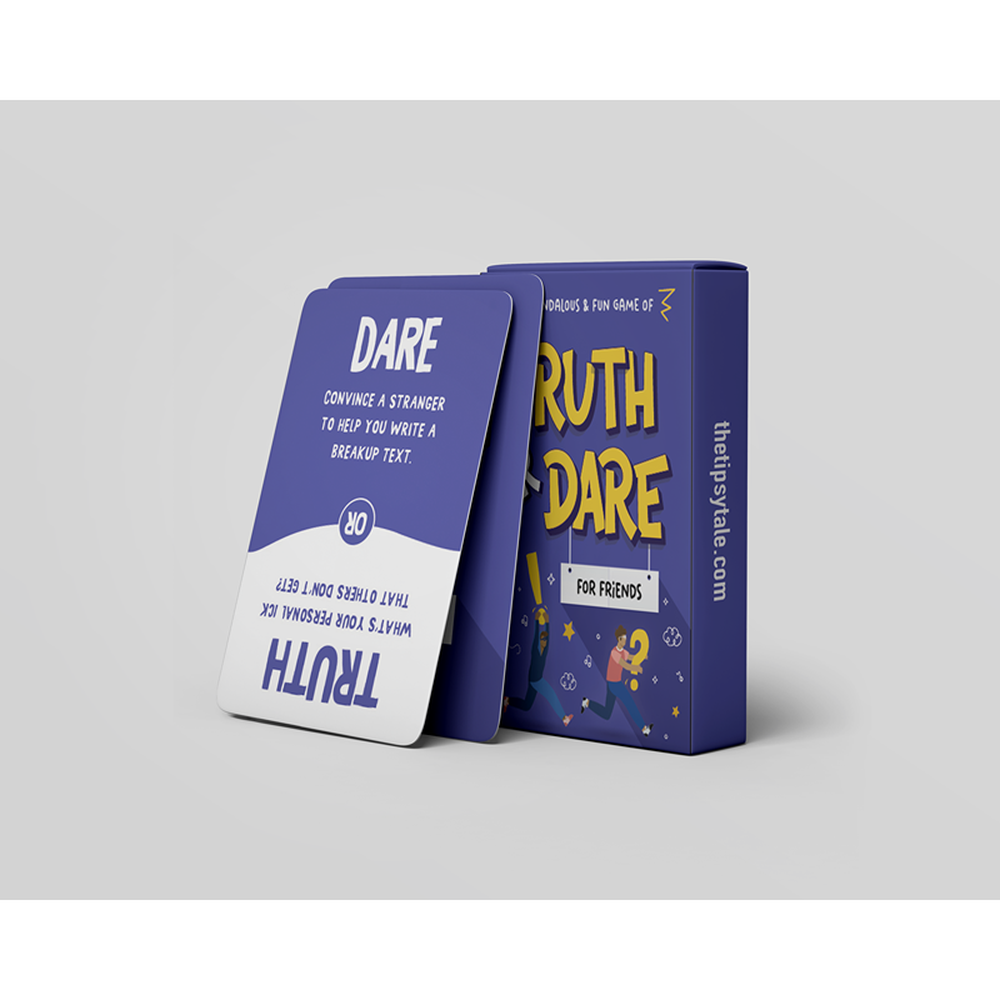 The Tipsy Tales Truth & Dare Friends Edition Fun Card Game (13 Years till Grown Ups)