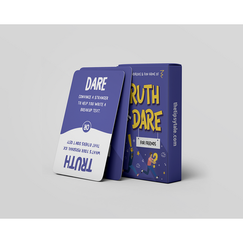 The Tipsy Tales Truth & Dare Friends Edition Fun Card Game (13 Years till Grown Ups)
