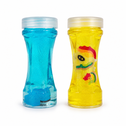 Set of 2 Magic Tube Slime with unicorn Toy for Kids