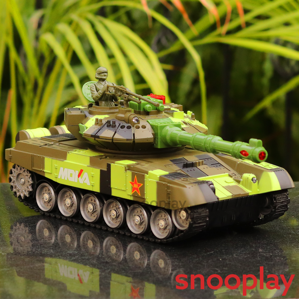 Remote Control Military Tank Remote Controlled 59D Caterpillar Remote Control  Tank Camouflage Green at Rs 600, Tri Nagar, New Delhi