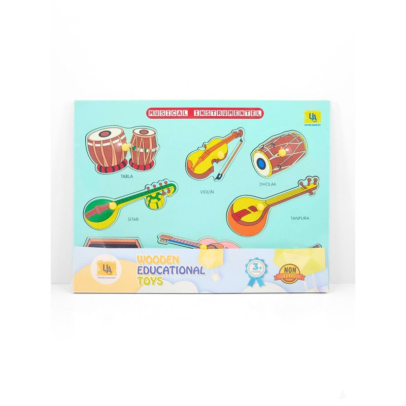 Buy Wooden Musical Instruments Learning Puzzle (2-6 Years) on Snooplay ...