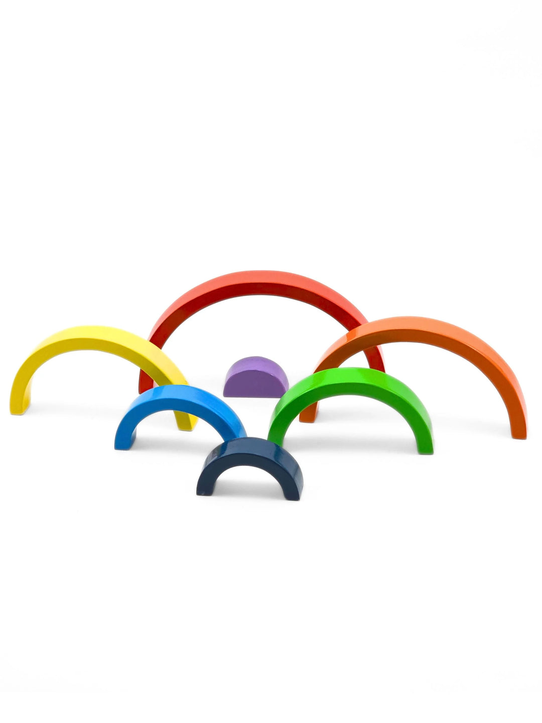 UATOYS Wooden Rainbow Stacking Toy (1-3 Years)