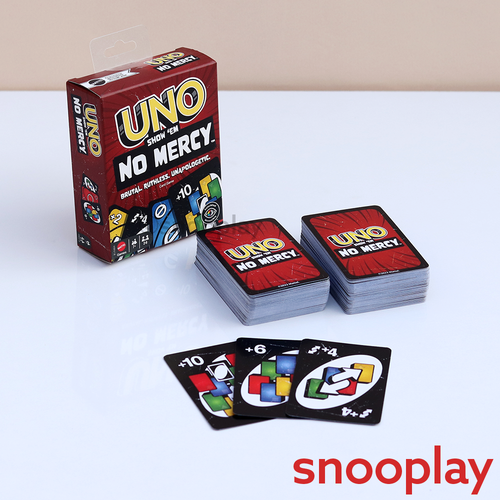 Original Licensed UNO - Show No Mercy Card Game (7 Years till Grown Ups)