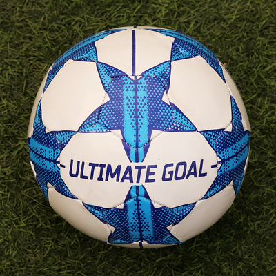 Champions League Football (Size 3) | 6+ Years | White & Blue