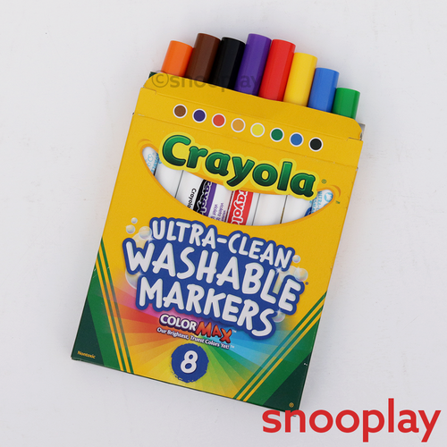 Ultra Clean Washable Classic Markers - 8 Pieces (6-15 Years)