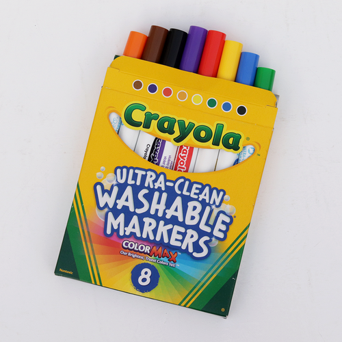 Ultra Clean Washable Classic Markers - 8 Pieces (6-15 Years)