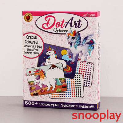 Unicorn Dot Art Sticker Activity Kit