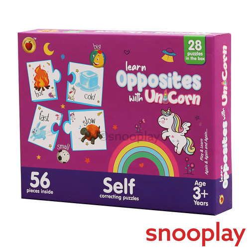 Applefun 'n' Learn Learn Opposites Puzzle - 56 Pieces (5-6 Years)