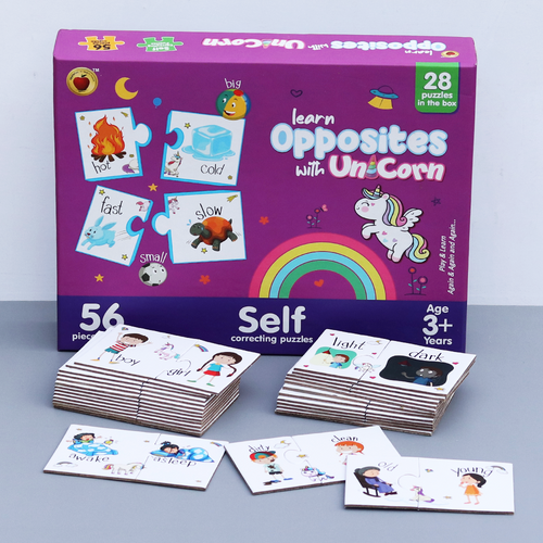 Applefun 'n' Learn Learn Opposites Puzzle - 56 Pieces (5-6 Years)