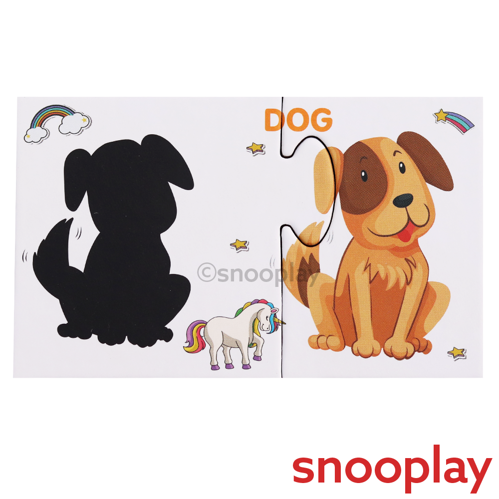Applefun 'n' Learn Learn Shadow Matching Puzzle - 56 Pieces (3-4 Years)