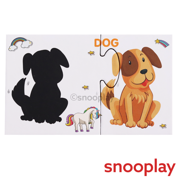 Applefun 'n' Learn Learn Shadow Matching Puzzle - 56 Pieces (3-4 Years)