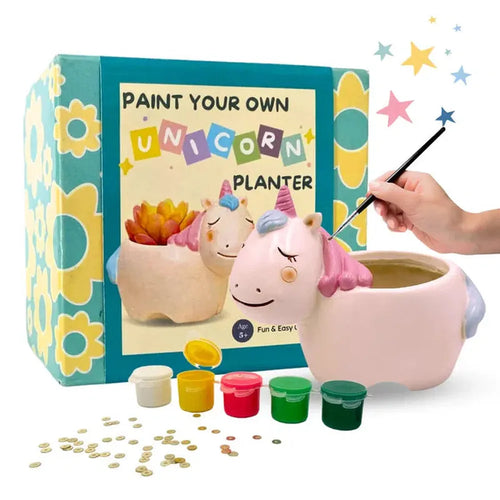 Craftopedia Paint Your Own Unicorn Planter Craft Kit (4-8 Years)