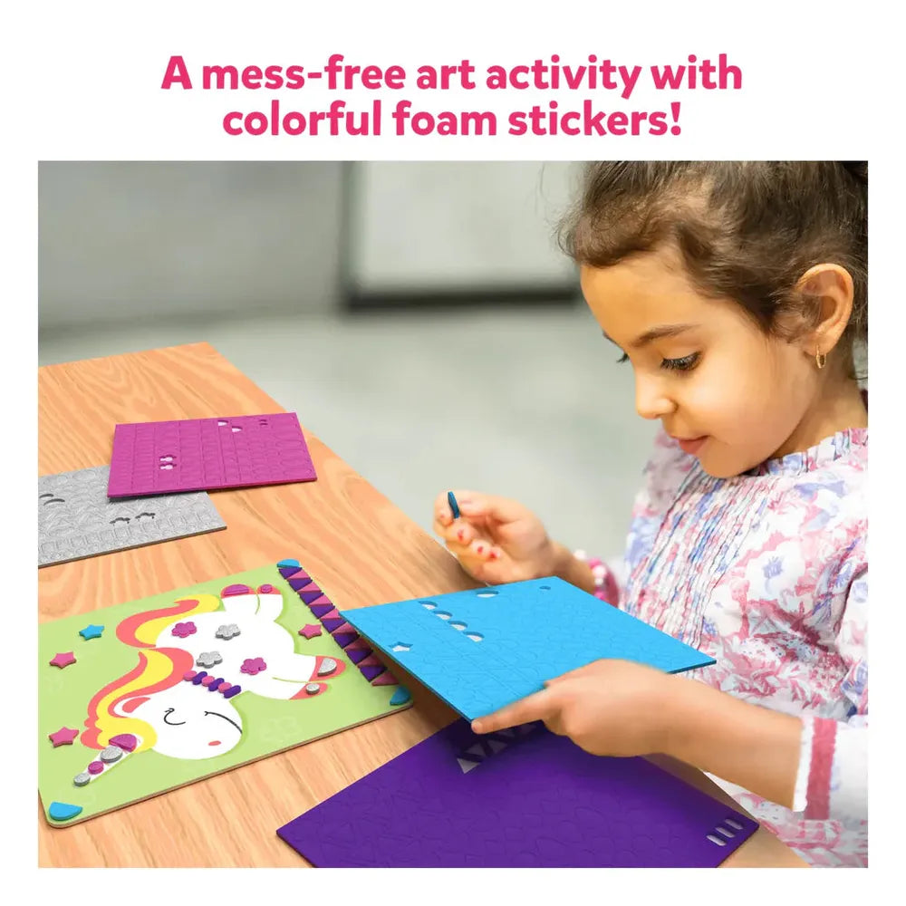 Skillmatics Fun with Foam - Unicorn & Princesses (800+ Foam Stickes & 6 Boards)