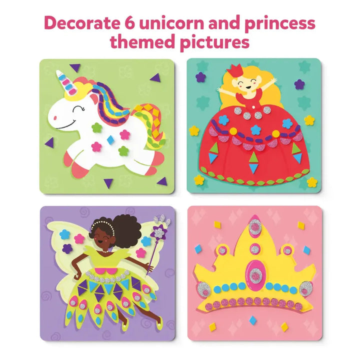 Skillmatics Fun with Foam - Unicorn & Princesses (800+ Foam Stickes & 6 Boards)