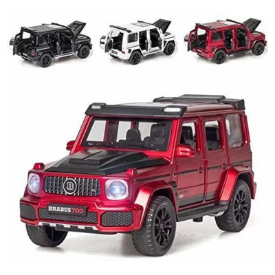 1:32 Diecast Toy Car Resembling Brabus 700 With Light & Sound (Pack of 1) - Assorted Colours