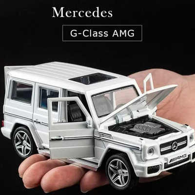 1:32 Die cast Metal Alloy Toy Car Model Resembling Mercedes AMG Multicolor (Pack of 1)- Assorted Colours