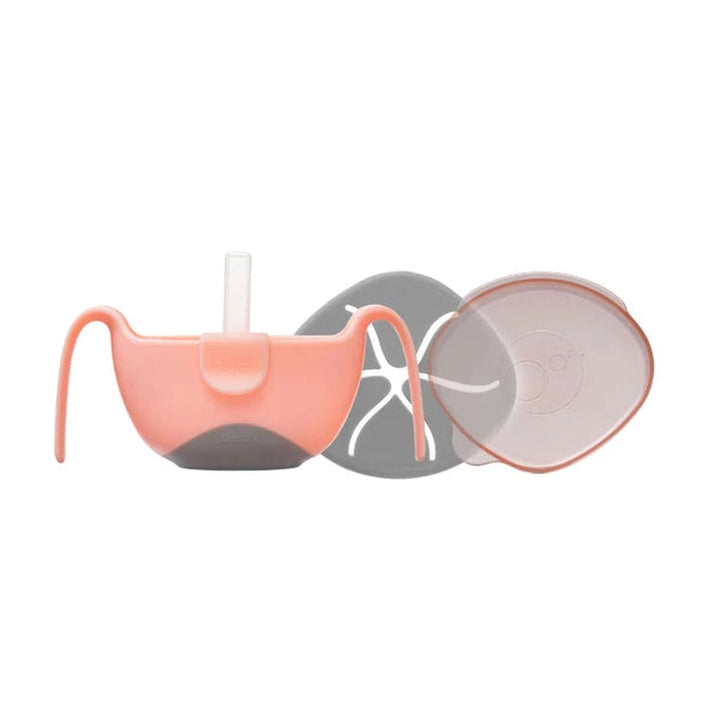 Bowl and Straw Set Tutti Fruiti Light Pink