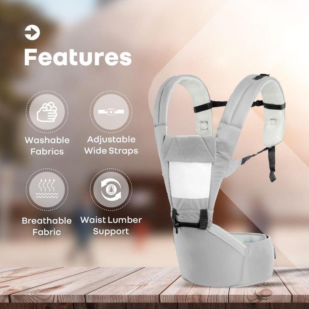 R for Rabbit Baby Carrier with 4 In 1 Carry Position | 100% Cotton Fabric