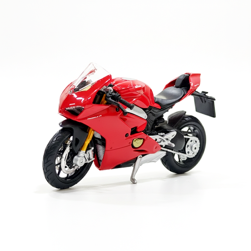 Bburago Original Ducati Panigale V4 Licensed Diecast Bike | 1:18 Scale (14 Years till Grown Ups)