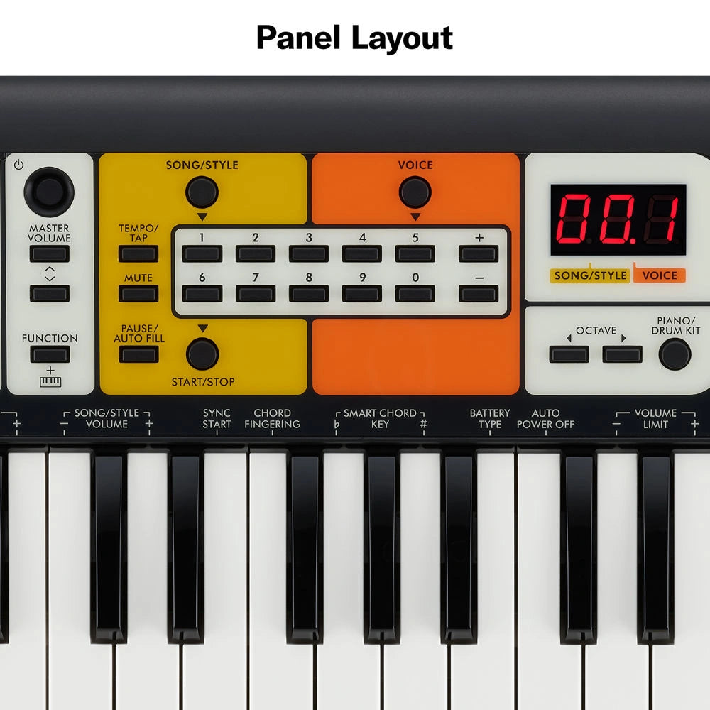 Original Yamaha PSS F30 - 37 Key Mini Keyboard with Indian Styles & Smart Chord (6 Years till Grown Ups)