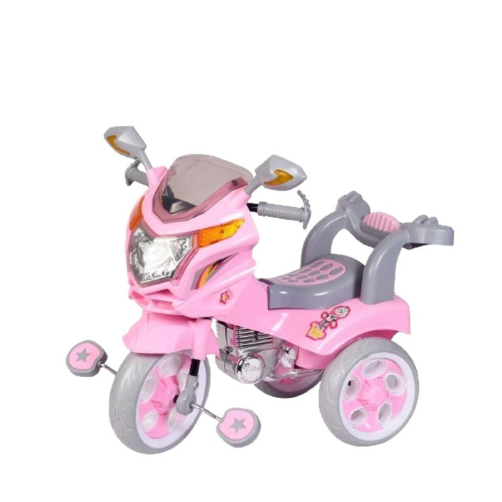 Victor Musical Tricycle With Light & Under Seat Storage Space (Pink) | COD Not Available