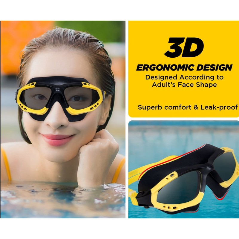 Mask style swimming goggles online