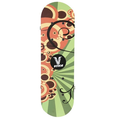 Viva Spin Skate Board 18 for Sports and Training (Multicolour) | 8 - 12 Years (PVC Wheel)