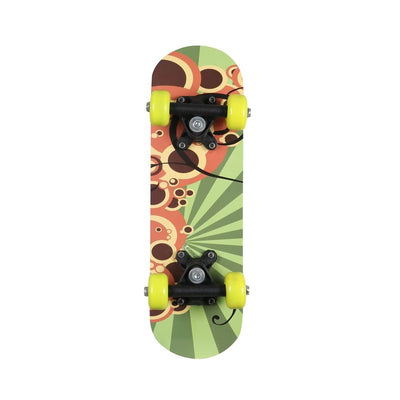 Viva Spin Skate Board 18 for Sports and Training (Multicolour) | 8 - 12 Years (PVC Wheel)