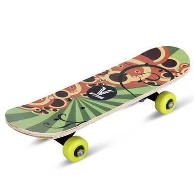 Viva Spin Skate Board 18 for Sports and Training (Multicolour) | 8 - 12 Years (PVC Wheel)