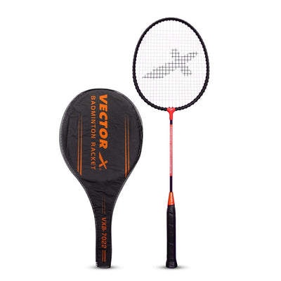 Vector X Badminton Racquet VXB-7022 (Orange) | 12 Years - Grown Ups