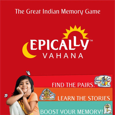 Epically Vahana, Memory Matching Game for Children Based on Mythological Animal Kingdom