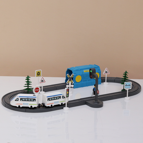 Boggy Woggy DIY Indian City Magnetic Train Track Set - 49 Pieces (3-6 Years)