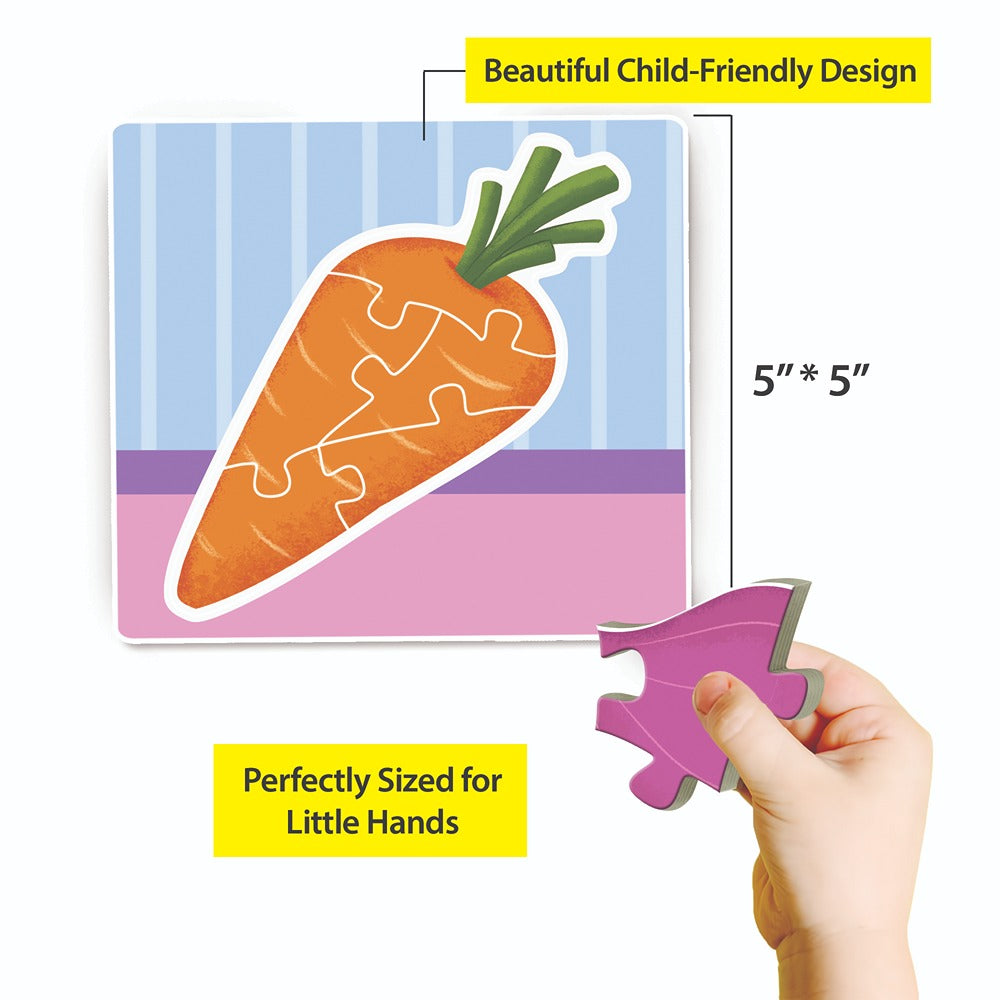 Vegetables Fun & Educational Jigsaw Puzzle Set (15 Pieces)