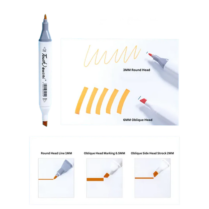 CuddleNest Premium Set o 12 Marker Set  | Dual Tip Art Maker