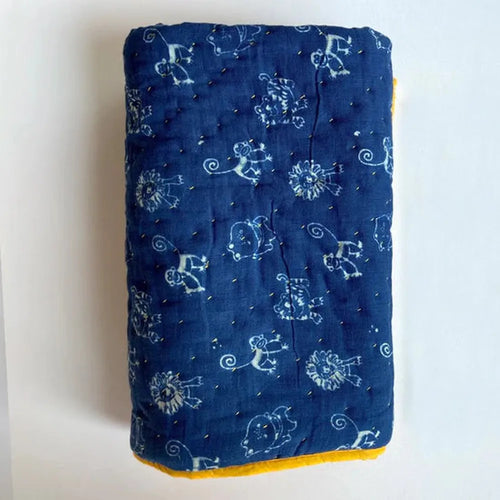 Whitewater Organic Zoo Theme Quilt