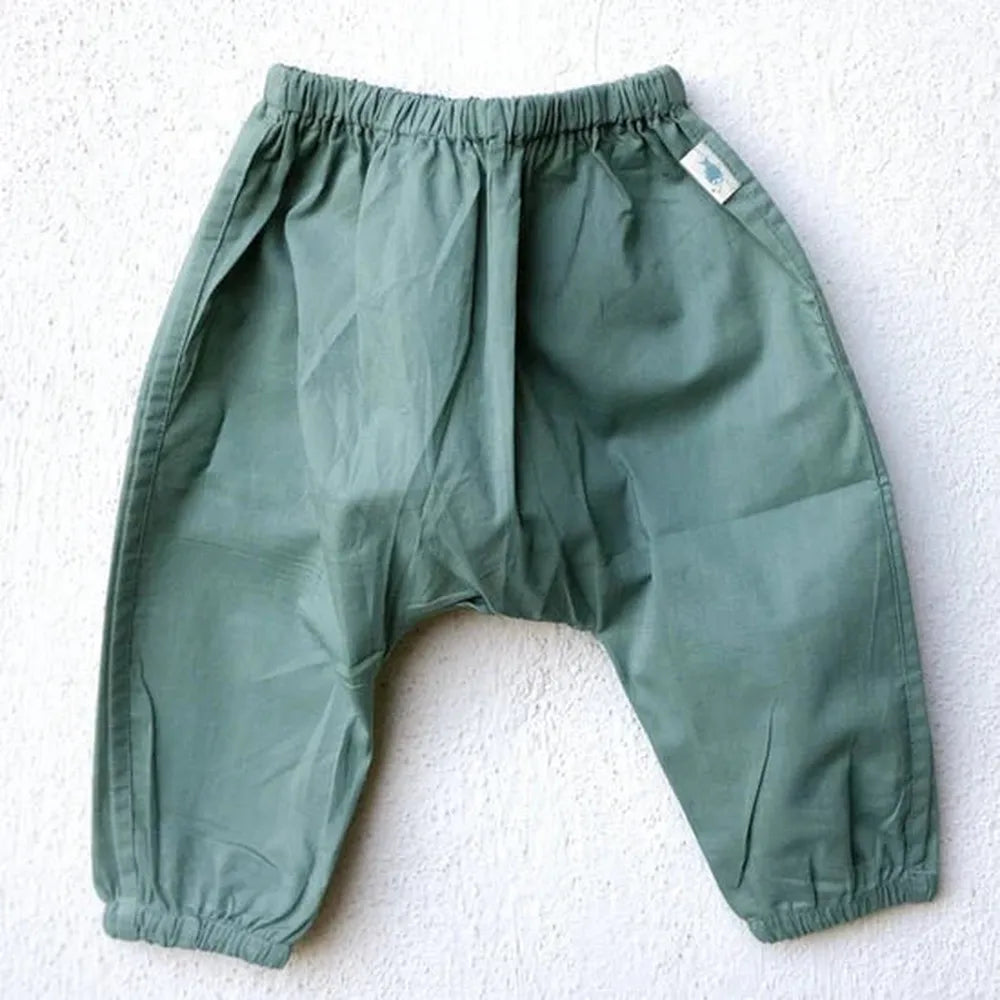 Whitewater Cotton Angarakha and Pyjama Pants Set | Mint Koi